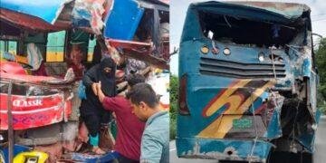 কুমিল্লায় দুই বাসের সংঘর্ষে একজন নিহত